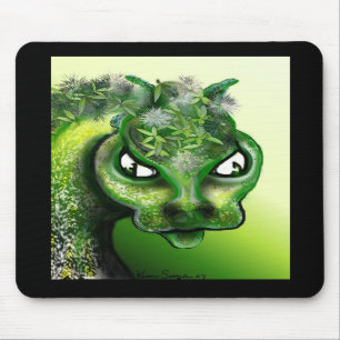 Dragão Mousepad da folha