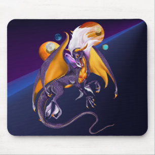 Dragão Mousepad da lavanda