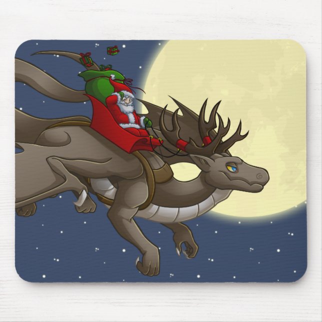 Dragão Mousepad do Natal (Frente)