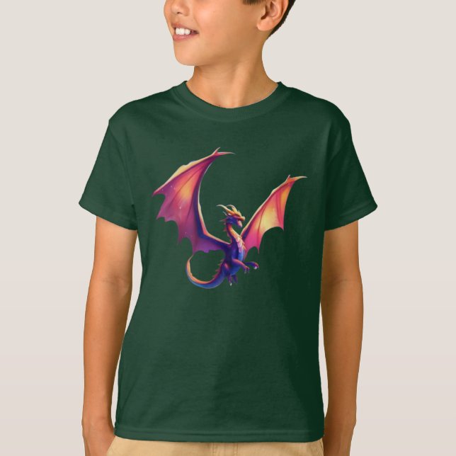 Dragão na camiseta de voo (Frente)