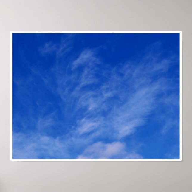 Dragão ou Unicórnio nas nuvens ~ Poster / Impressã (Frente)