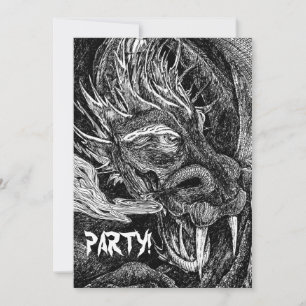 Dragão "Partido!" convite