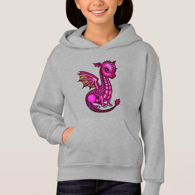 Dragão Rosa Bebê Fofo (Frente)