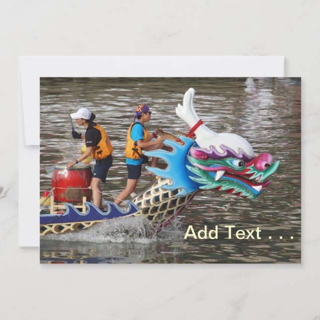 Dragão Tradicional Correndo pelo Rio (Frente)