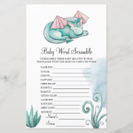 Dragão Turquesa Dragão Bebê