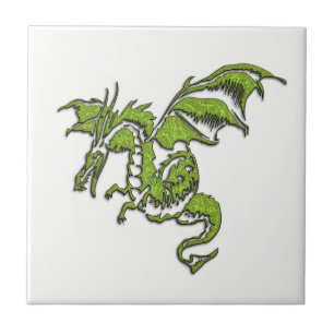 Dragão Verde Flamejante