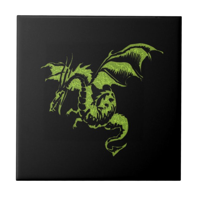 Dragão Verde Voador (Frente)