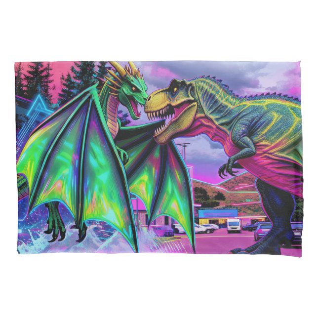 Dragão Verde vs Dinossauro (Frente)