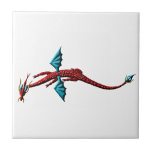 Dragão vermelho da serpente