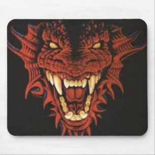 Dragão vermelho Mousepad
