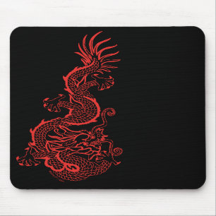 Dragão vermelho Mousepad
