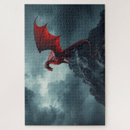Dragão Vermelho no Quebra-Cabeça do Penhasco