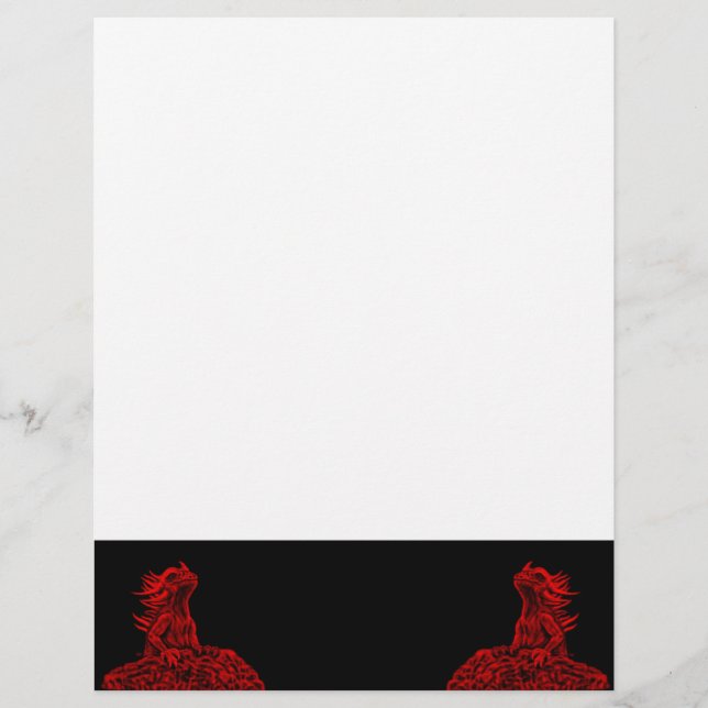 Dragão vermelho pequeno (Frente)