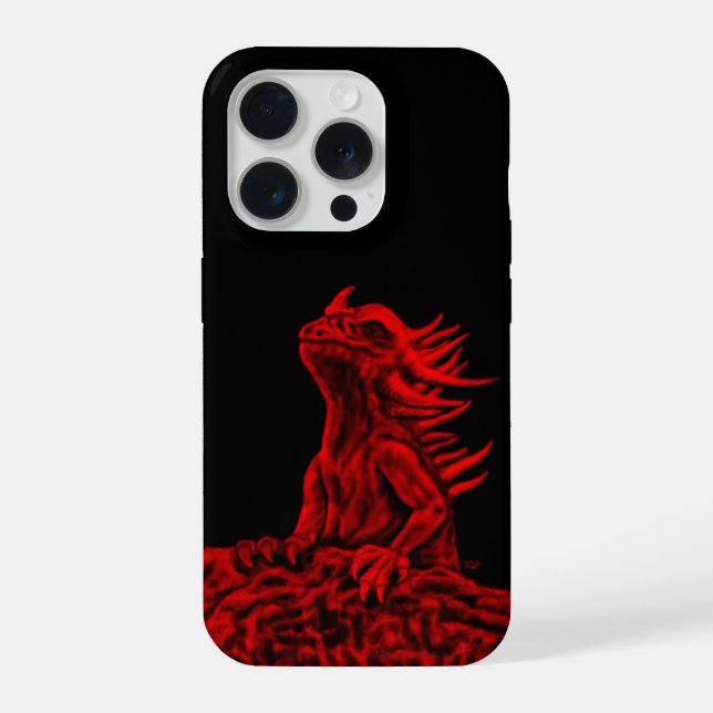 Dragão vermelho pequeno (Verso)