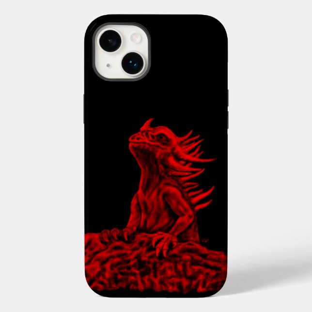 Dragão vermelho pequeno (Verso)