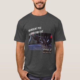 Draggin' Peg é Bom para a Camiseta de Moto da Sola