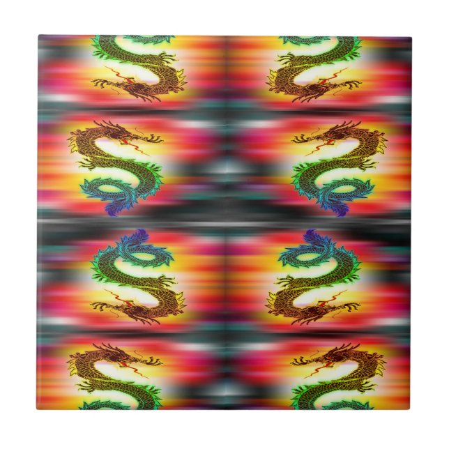 Dragões arco-íris (Frente)