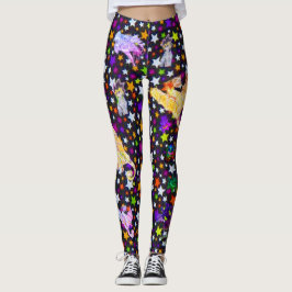 Dragões e Monstros com Leggings de Arte Micheals