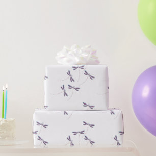 Dragões em papel de embrulho de voo