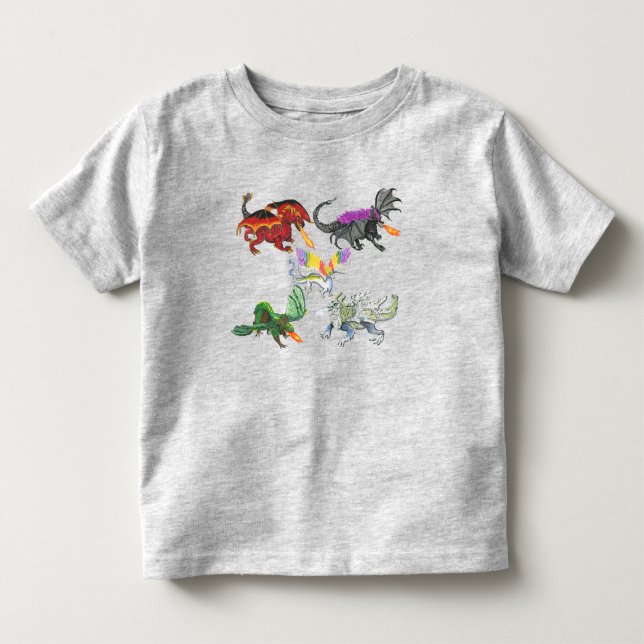 dragões numa camisa (Frente)