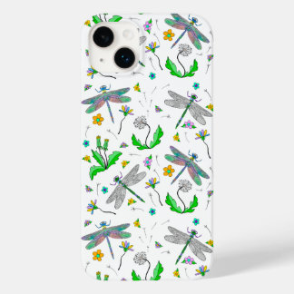 Dragões Whimsical e Dandelions Desenhados