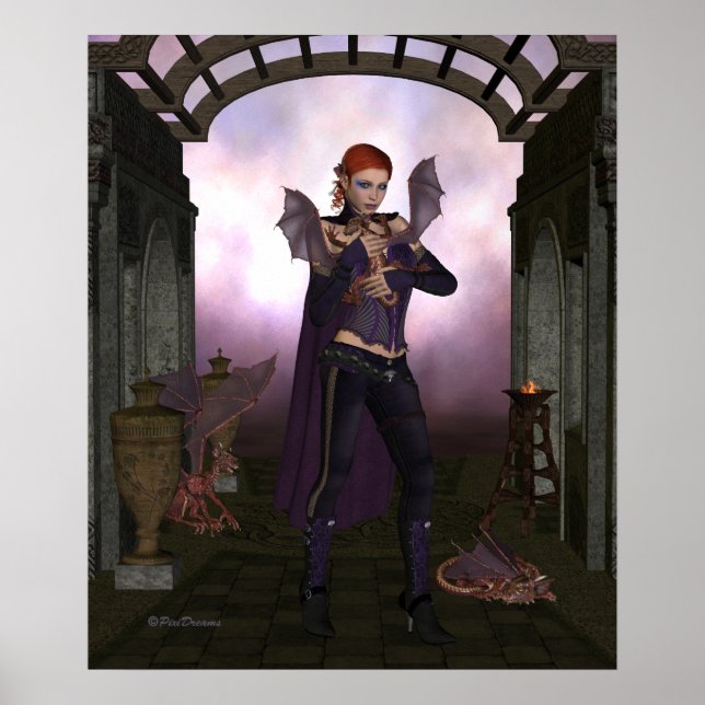 "Dragon Keeper" Poster (Frente)