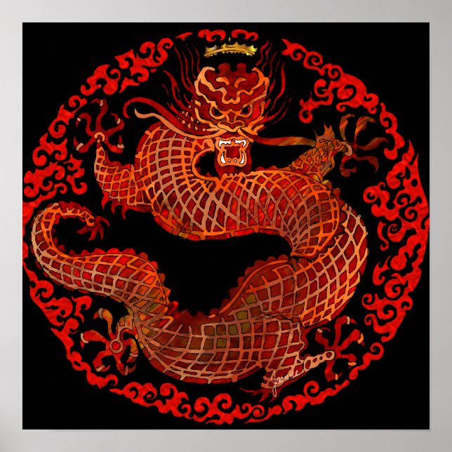 Dragon King Impressão (Frente)