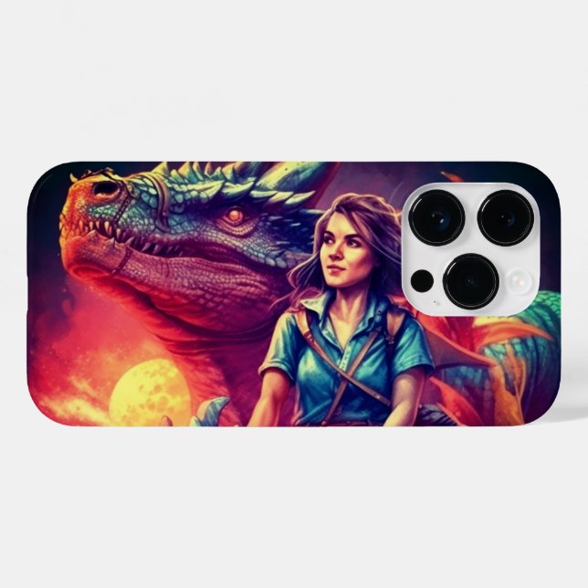 Dragon Lady Capa de telefone (Verso (horizontal))