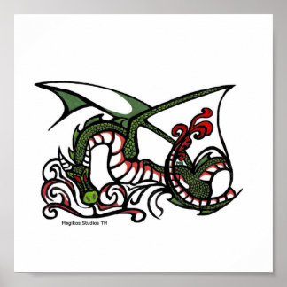 Dragon Smoke Impressão