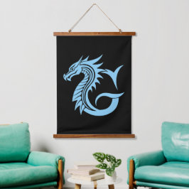 Dragon Styled Letter G, Dragon Alphabet, Monogram
