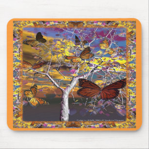 Dragoncats Butterfly Fantasy Mousepad