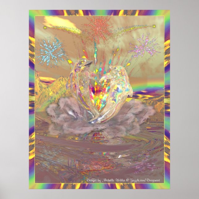 Dragoncats Dolphin Dance Poster (Frente)