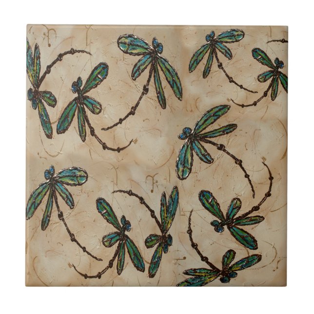 Dragonflies Rustic Cream (Frente)
