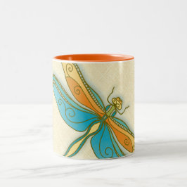 Dragonfly 11 oz, caneca de dois tons