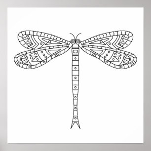 Dragonfly 2 Poster para Cor