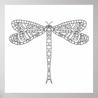 Dragonfly 2 Poster para Cor