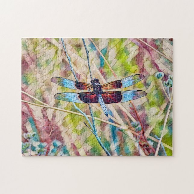 Dragonfly Art Quebra-cabeça (Horizontal)