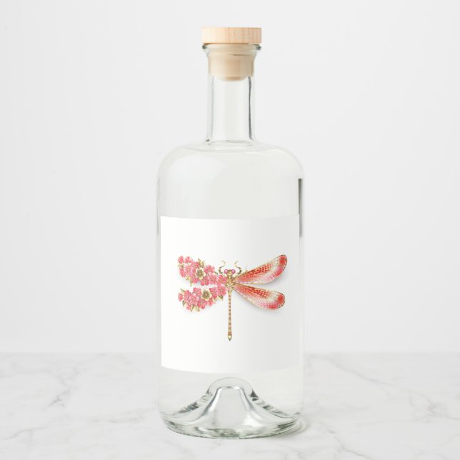 Dragonfly com joalheria sakura (Frente)