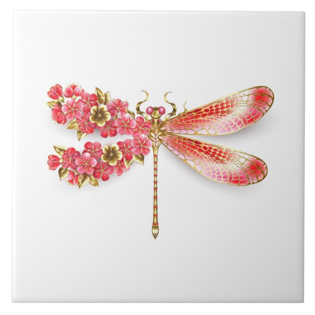 Dragonfly com joalheria sakura (Frente)