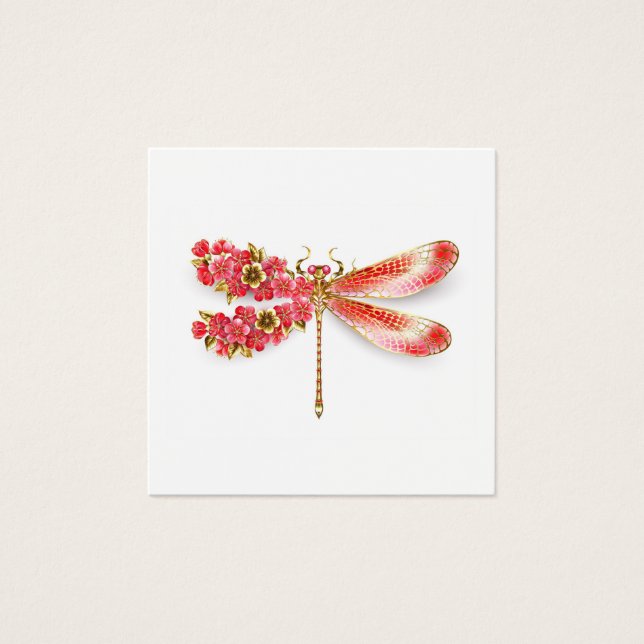 Dragonfly com joalheria sakura (Frente)