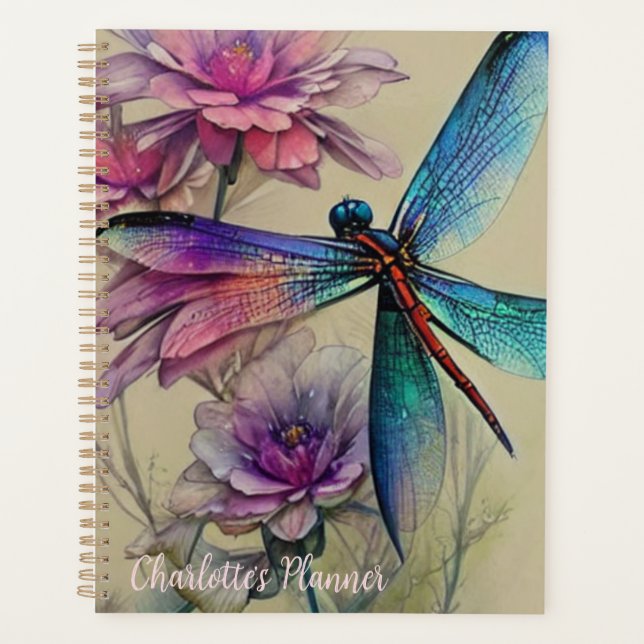 Dragonfly De Aquarela, Planejador (Frente)