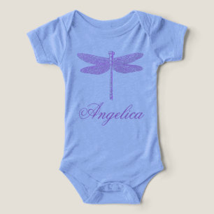 Dragonfly de fantasia rosa e roxa