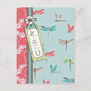 Dragonfly Dreams TY Cartão postal B