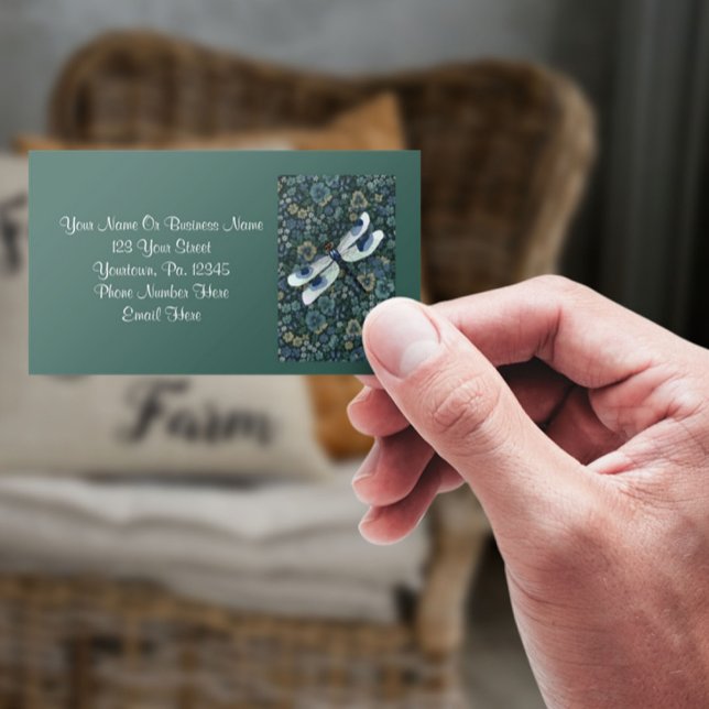 Dragonfly e Calico Cartão de visita (Criador carregado)