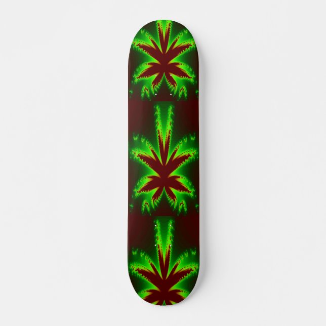 Dragonfly em chamas Skateboard (Frente)