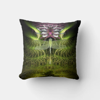 Dragonfly Fractal Magic Jumbo Cushion | Almofada