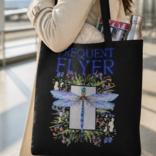 Dragonfly Frequency Flyer Tote Bag