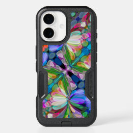 Dragonfly Garden Abstrato Floral