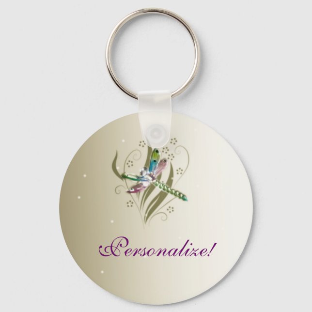 Dragonfly Glow Chaveiro (Frente)