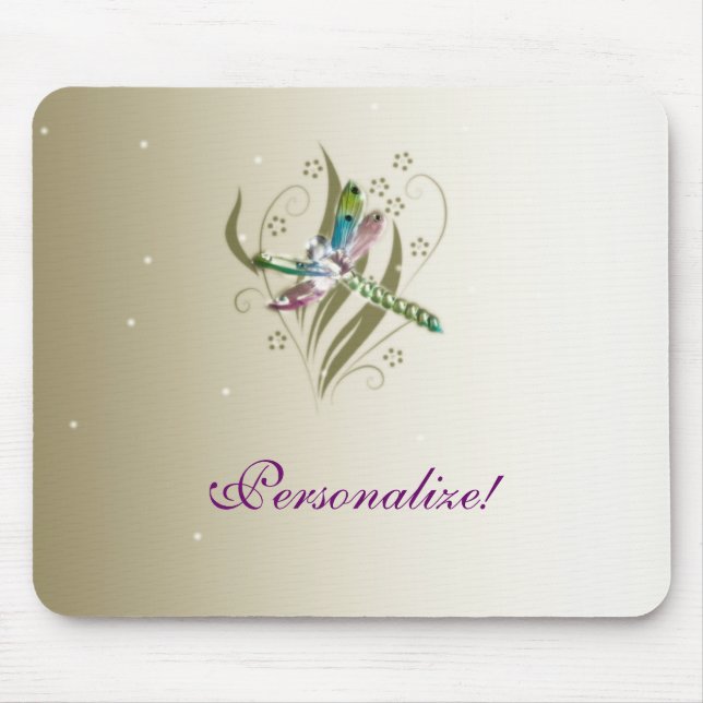 Dragonfly Glow Mousepad (Frente)